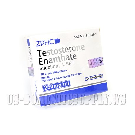 Testosterone Enanthate 250mg/1ml 10amps, ZPHC