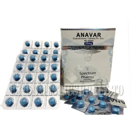 ANAVAR (OXANDROLONE) 25MG 100 TABS, SPECTRUM PHARMA