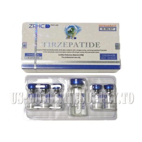 Tirzepatide 5 vials of 10mg each 50mg kit ZPHC