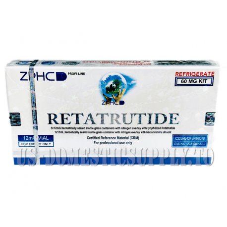Retatrutide 5 vials of 12mg each 60mg kit ZPHC