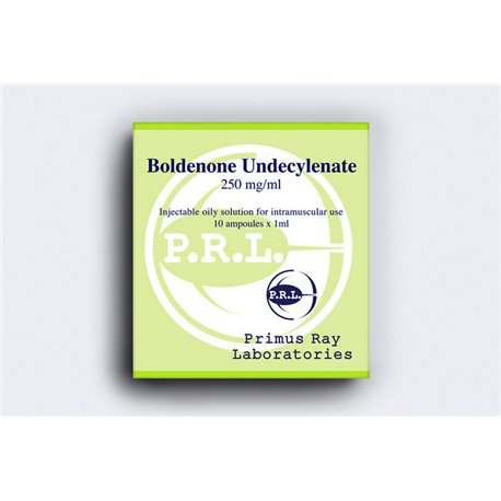 PRL Boldenone Undecylenate (Equipoise) 250mg/ml 10amps, Primus Ray Labs