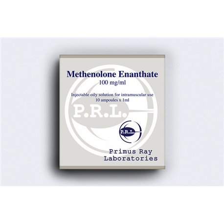 PRL Methenolone Enanthate 100mg/ml 10amps, Primus Ray Labs