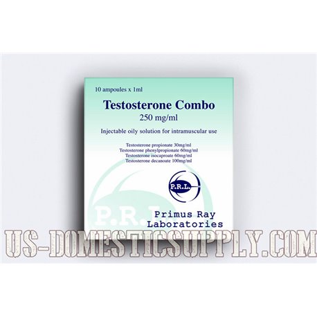 PRL Testosterone Combo (Sustanon - testosterone blend) 250mg/ml 10amps, Primus Ray Labs