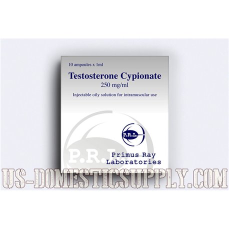 PRL Testosterone Cypionate 250mg/ml 10amps, Primus Ray Labs