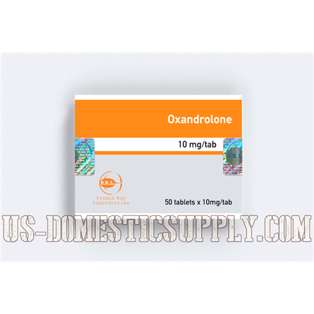 PRL Oxandrolone 10mg/tab, Primus Ray Labs