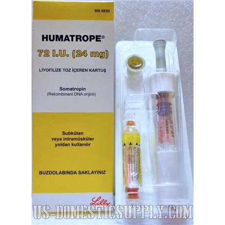 Humatrope (somatropin) 72IU (24mg) (rDNA origin), Eli Lilly