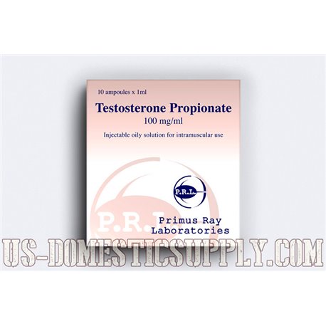PRL Testosterone Propionate 100mg/ml, 10amps, Primus Ray Laboratories