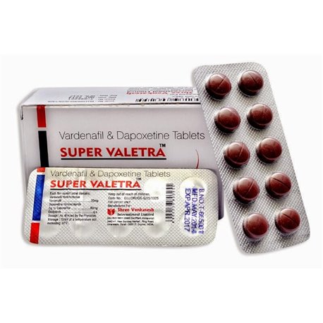 Super Valetra - Dapoxetine + Vardenafil 10tabs, Shree Venkatesh