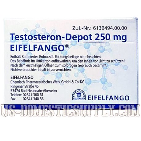 Testosteron Depot 250mg (testosterone enanthate) 1ml 10amps, EifelFango