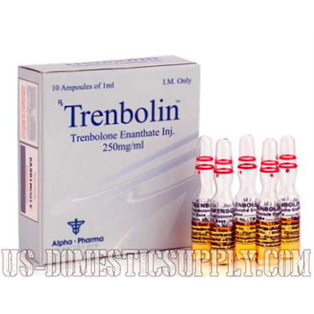 Trenbolin (Trenbolone Enanthate) 250mg/1ml, 10 amps, AlphaPharma