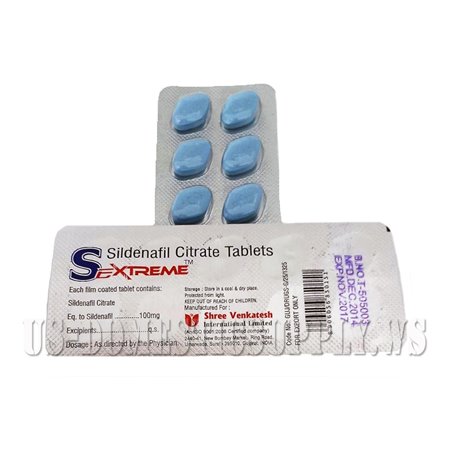 Sextreme (Viagra - Sildenafil Citrate) 100mg 10tabs, Shree Venkatesh