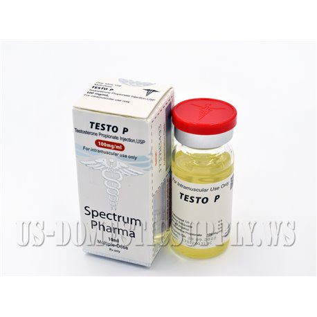 Testo P (Testosterone Propionate) 100mg/1ml 10ml vial, Spectrum Pharma