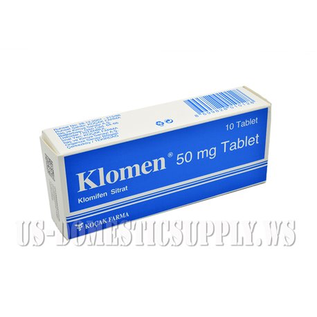 KLOMEN (Clomiphene Citrate, CLOMID) 50mg 10tabs, KOCAK Farma Turkey