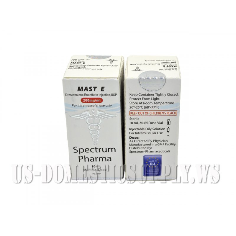 Mast E (Drostanolone Enanthate) 200 mg/ml 10ml vial, Spectrum  Pharmaceuticals