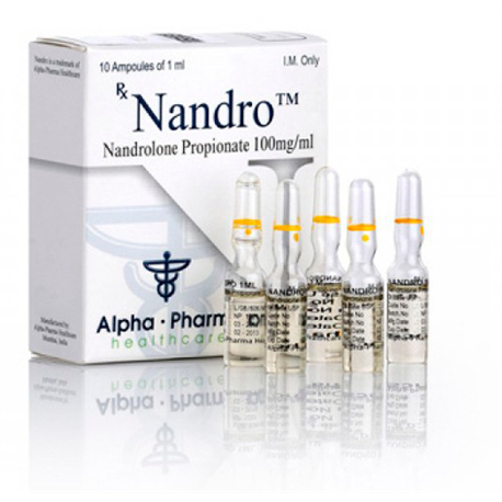 Nandro (Nandrolone Propionate) 100mg/1ml 10 amps, Alpha Pharma
