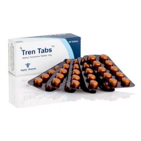 Tren Tabs (Metribolone - Methyltrienolone) 1 mg, 50 tabs, Alpha Pharma