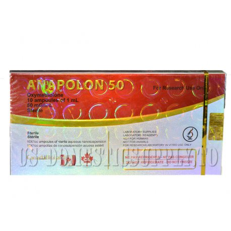 Anapolon (Anadrol) Oxymetholone 50mg/1ml 10amps Canada Biolabs